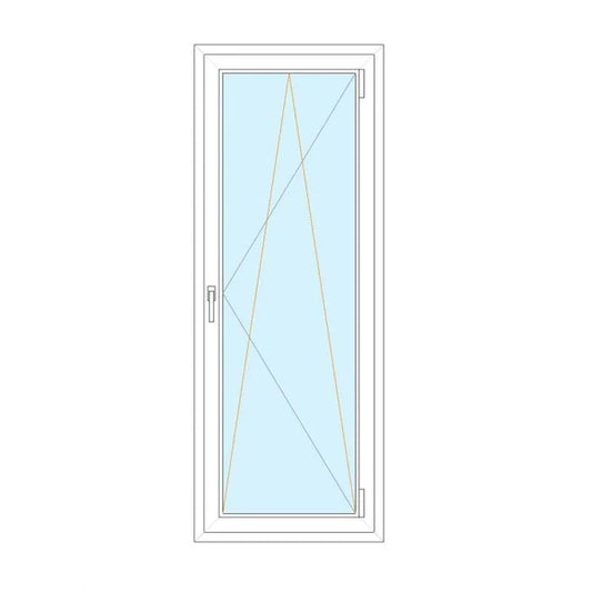 Portafinestra in PVC Bianca 1 Anta con Ribalta – Isolamento Termico e Acustico