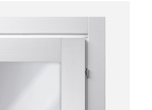 Porta da interno 1 anta battente BIANCO MATRIX VETRO