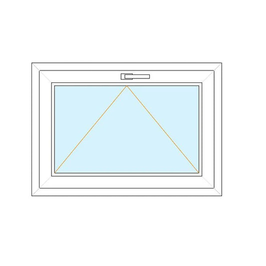 Finestra Vasistas in PVC bianco – Isolamento Termico e Acustico