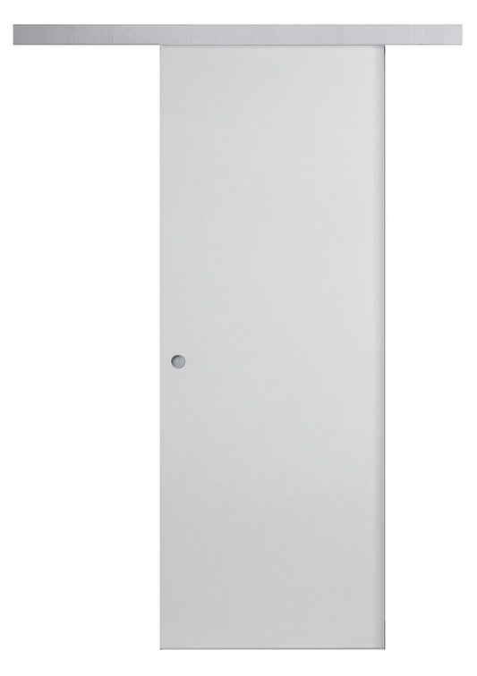 Porta da interno 1 anta scorrevole esterno muro BIANCO HD