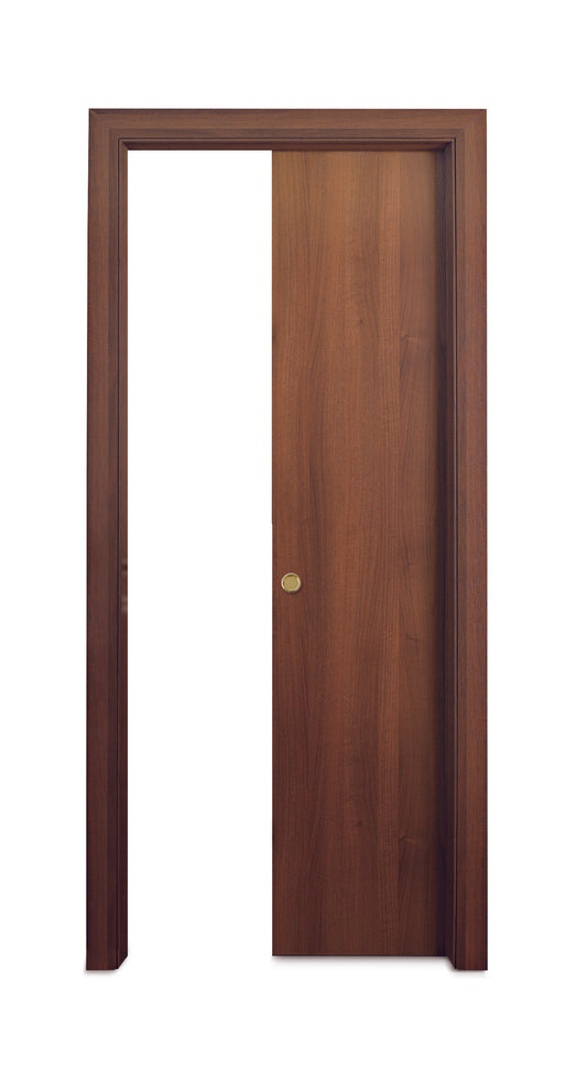 Porta da interno 1 anta scorrevole interno muro NOCE NAZIONALE