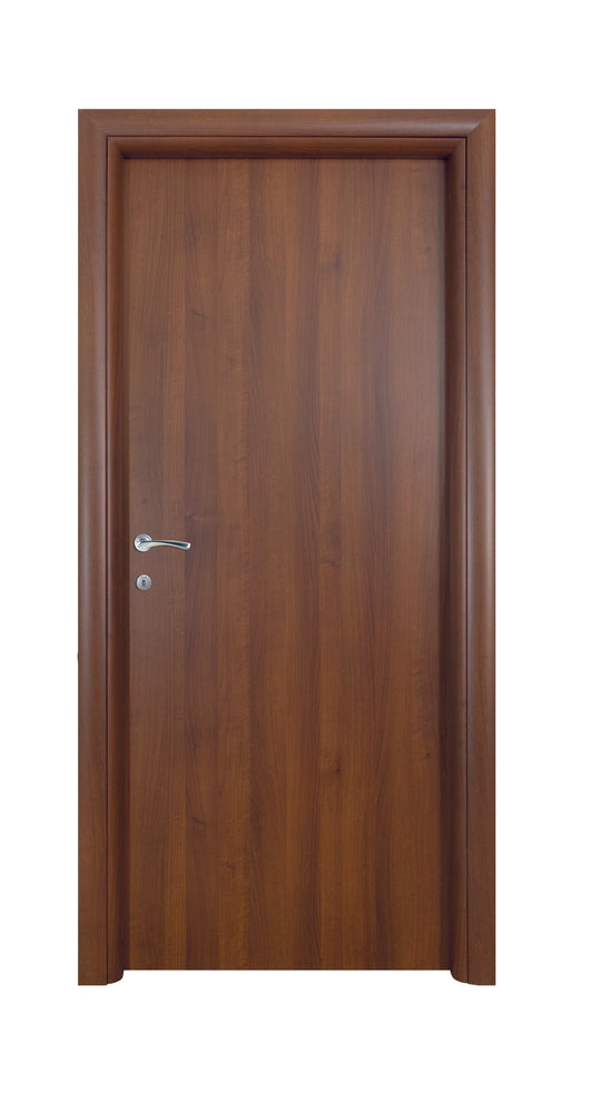 Porta da interno 1 anta battente TONDA NOCE