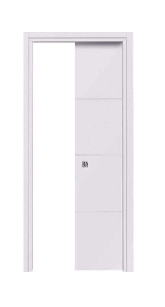 Porta da interno 1 anta scorrevole interno muro INCEASY 3