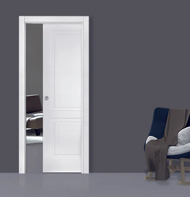 Porta da interno 1 anta scorrevole interno muro STYLE BIANCO LACCATO