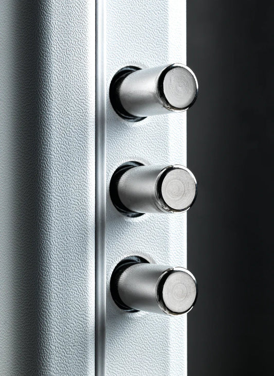 Porta blindata 2 ante SICURA DB BLACK Pannelli Plus