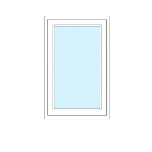 Telaio fisso in Pvc bianco formato medio – Isolamento Termico e Acustico