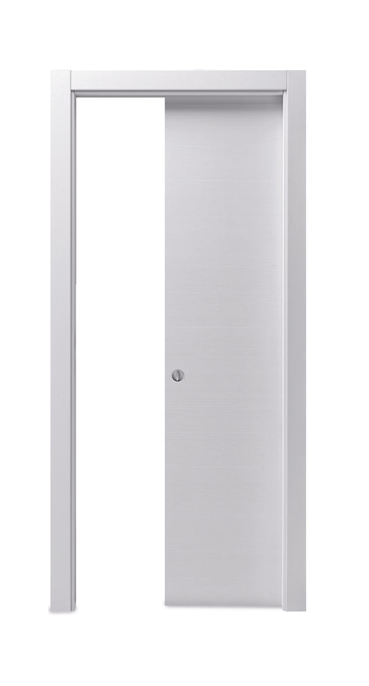 Porta da interno 1 anta scorrevole interno muro BIANCO MATRIX